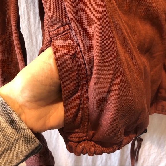 Rails like new utility jacket dusty mulberry wine color snaps and zipper XS - Picture 7 of 11
